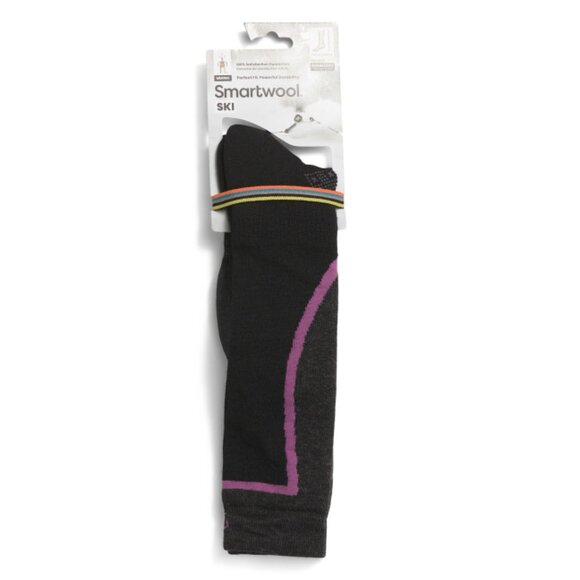 SMARTWOOL Black Merino Wool Blend Phd Performance Ski Socks - Picture 1 of 1